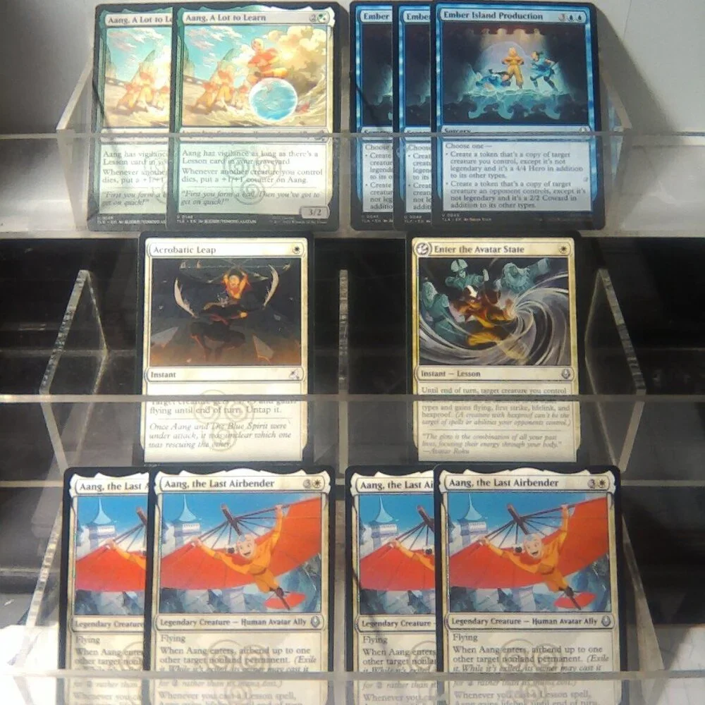Curated set of 43 Avatar: The Last Airbender ~ Aang Themed MTG Cards NM